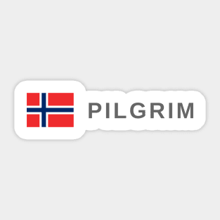 Pilgrim Norway Sticker